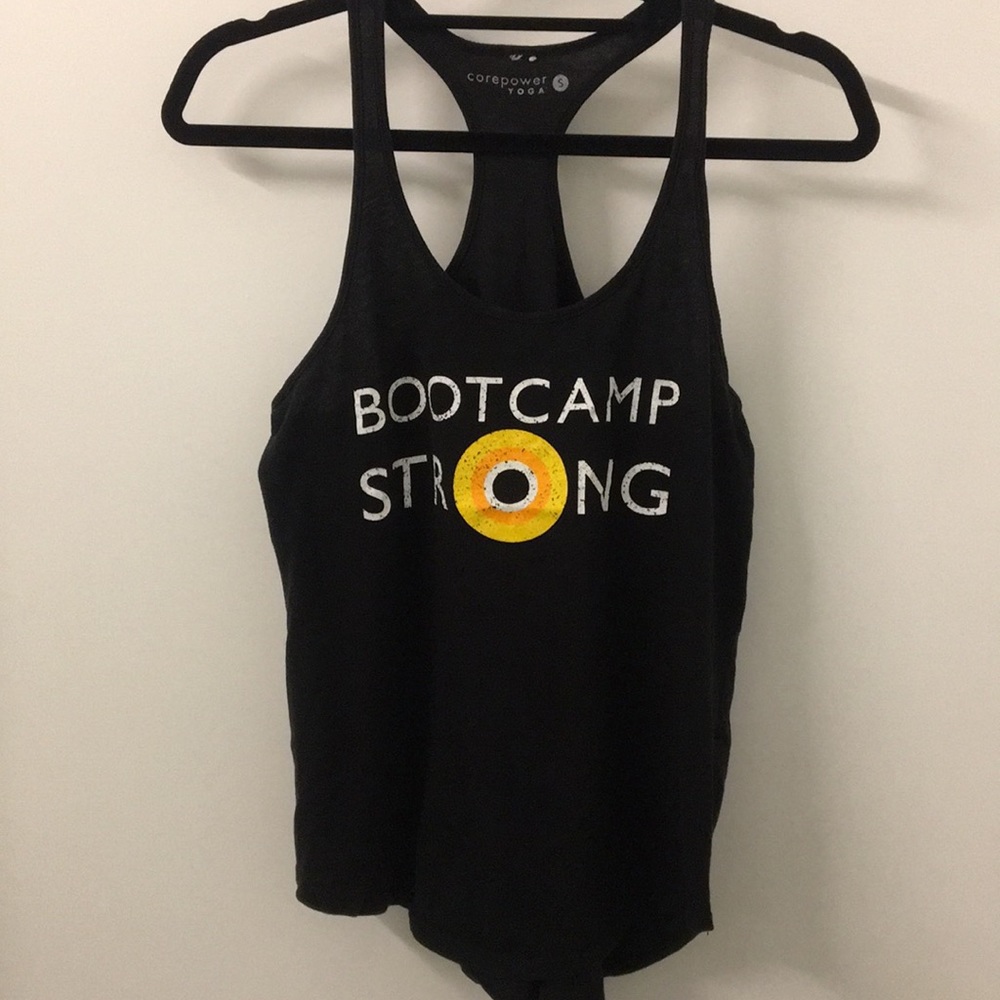 Tank top from core power boot camp